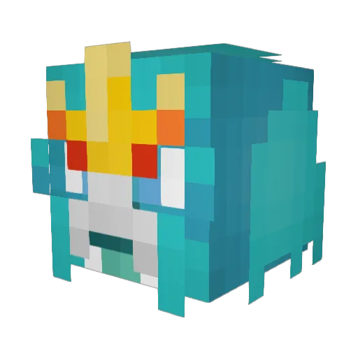 FlarexGraphics Minecraft avatar head, 3D render
