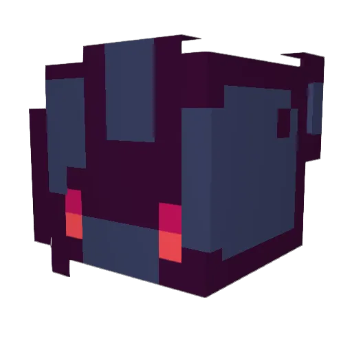 FlargenBlarg Minecraft avatar head, 3D render
