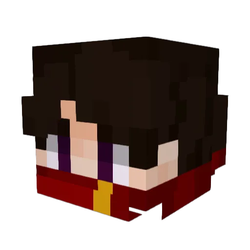 Flaron4 Minecraft avatar head, 3D render