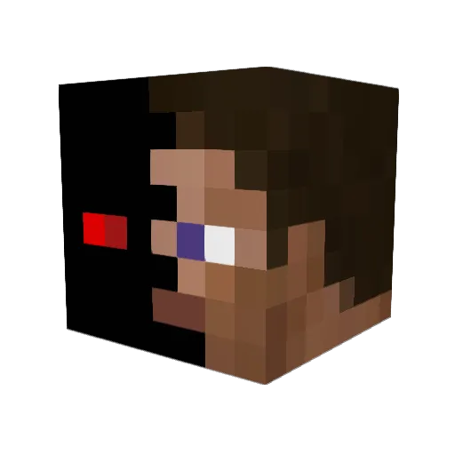 Flascer29512 Minecraft avatar head, 3D render