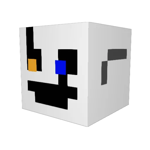 Flasche05 Minecraft avatar head, 3D render
