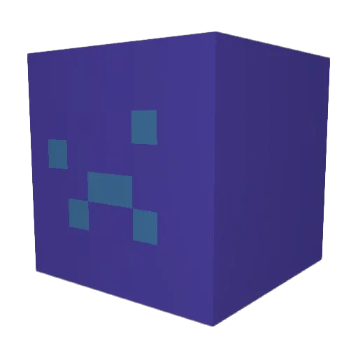 Flash1001 Minecraft avatar head, 3D render