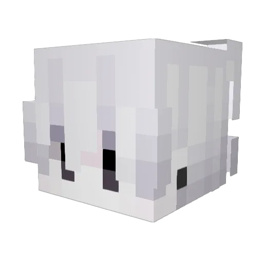 Flash1337q Minecraft avatar head, 3D render