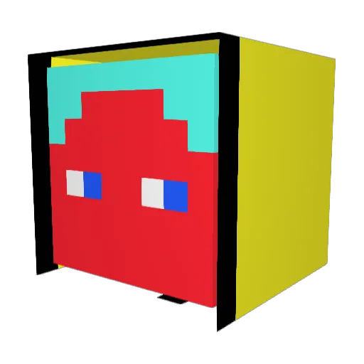 Flash21x07 Minecraft avatar head, 3D render