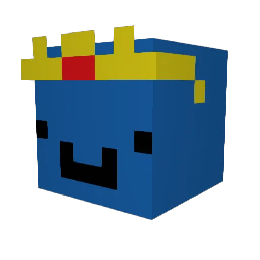 Flash9661 Minecraft avatar head, 3D render