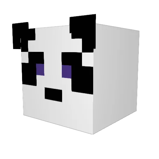 FlashFatal Minecraft avatar head, 3D render