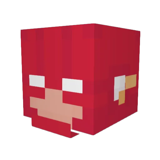 FlashGordon00 Minecraft avatar head, 3D render