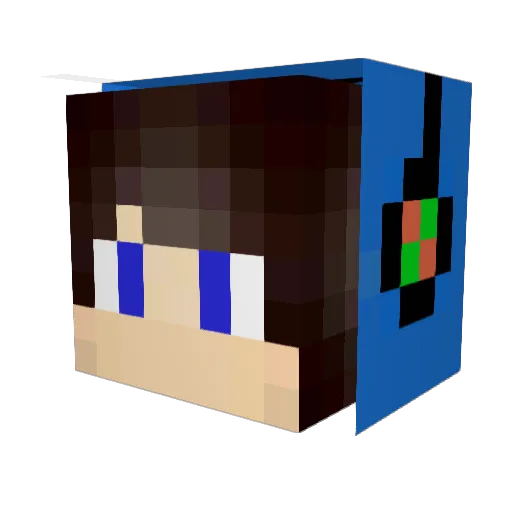 FlashNight2000 Minecraft avatar head, 3D render