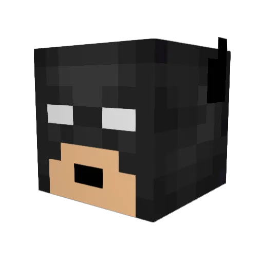 FlashNoah Minecraft avatar head, 3D render