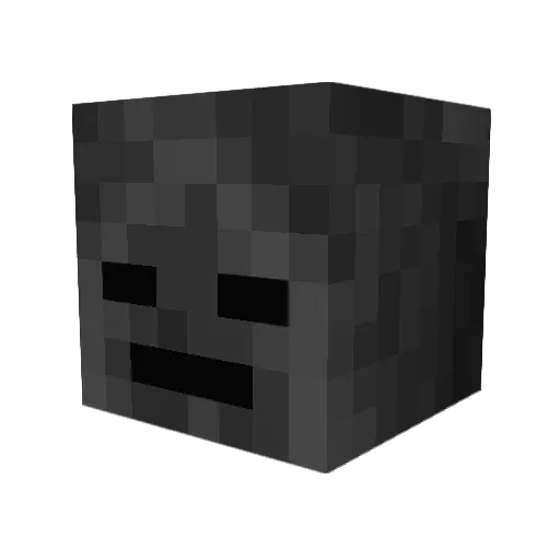 FlashPoint_HD Minecraft avatar head, 3D render