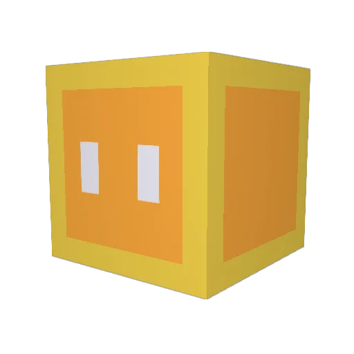 Flash_lite16 Minecraft avatar head, 3D render
