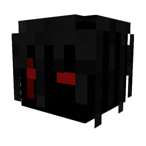 FlashhDK Minecraft avatar head, 3D render