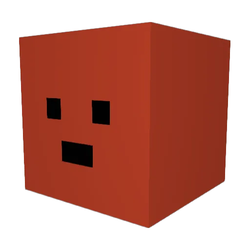 Flashlighttoast Minecraft avatar head, 3D render