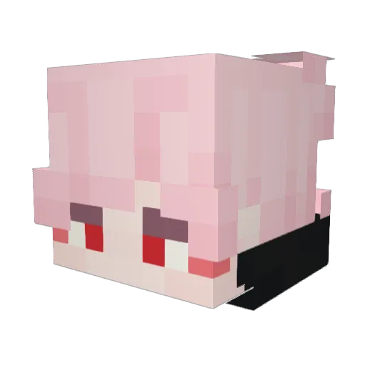 Flashy39720 Minecraft avatar head, 3D render
