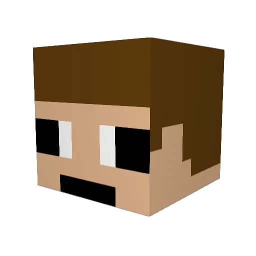 FlashyAnt776279 Minecraft avatar head, 3D render