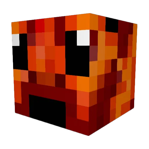 FlashyCal101 Minecraft avatar head, 3D render