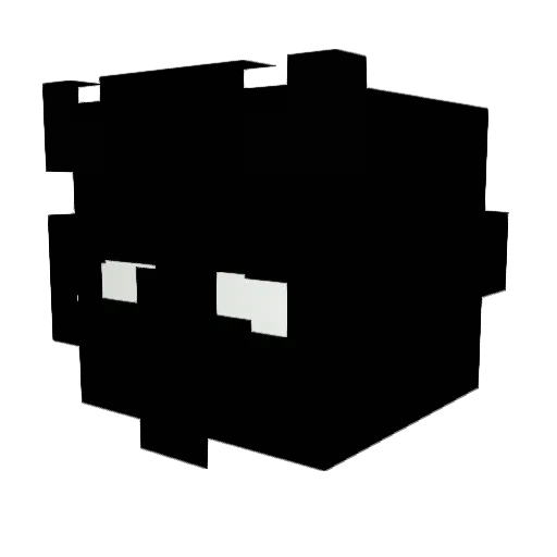 FlashyCarton736 Minecraft avatar head, 3D render