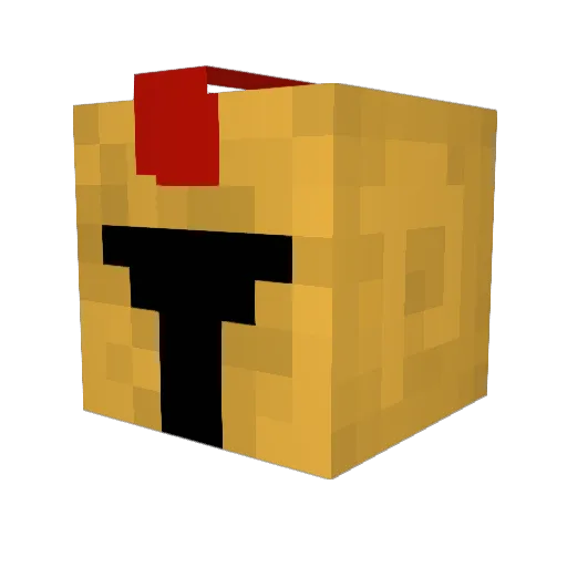 Flassanah Minecraft avatar head, 3D render