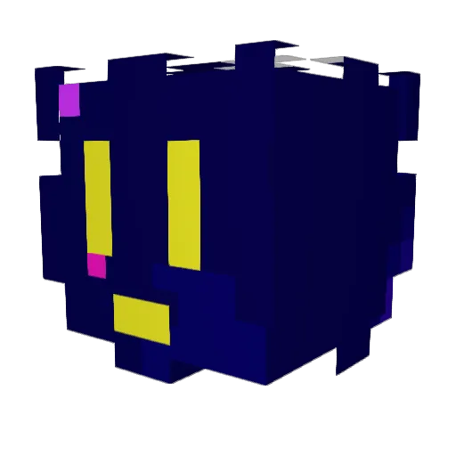 FlatTyre82 Minecraft avatar head, 3D render