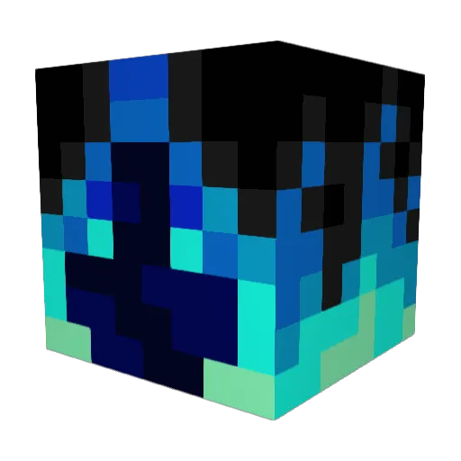 Flattginger Minecraft avatar head, 3D render