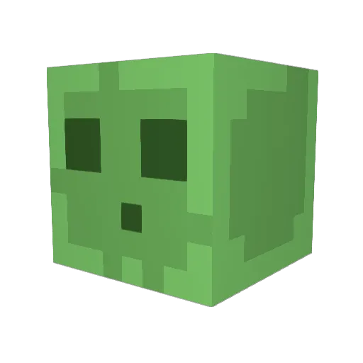 Flatti65 Minecraft avatar head, 3D render