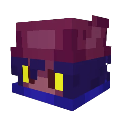 Flauntless Minecraft avatar head, 3D render