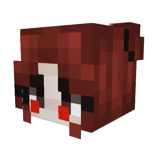 FlauschiL Minecraft avatar head, 3D render