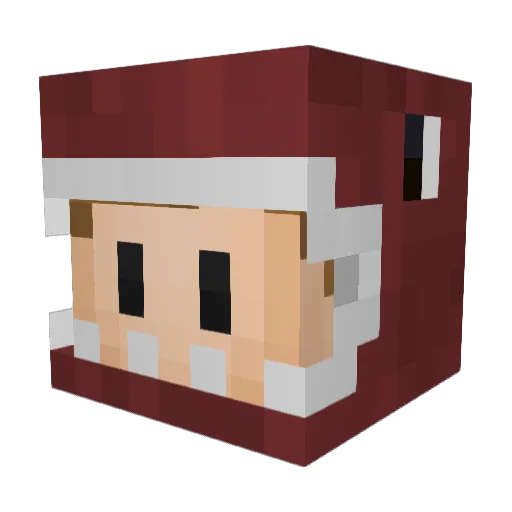 Flaver420 Minecraft avatar head, 3D render