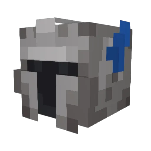 FlavioDass Minecraft avatar head, 3D render