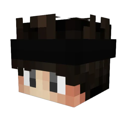 Flaviuzz_ Minecraft avatar head, 3D render