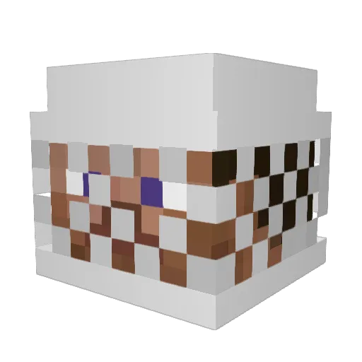 Flavortown_ Minecraft avatar head, 3D render