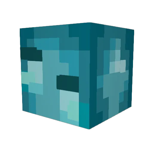 FlayedXD Minecraft avatar head, 3D render