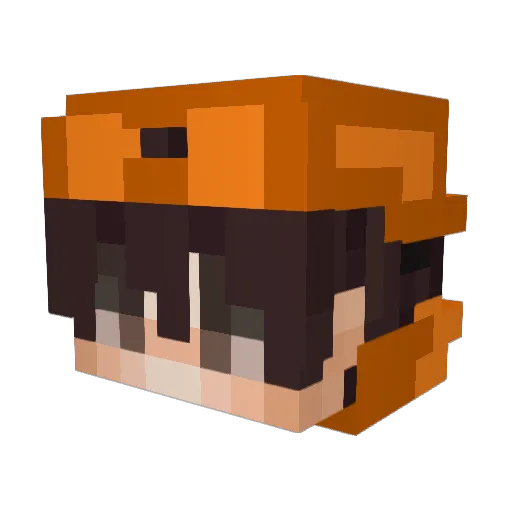Flayzy21 Minecraft avatar head, 3D render