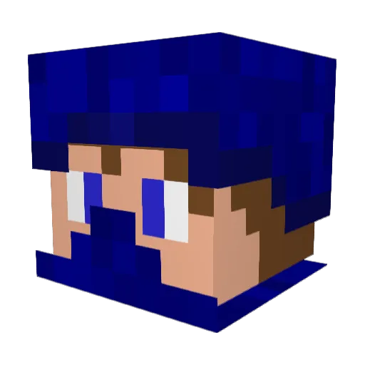Flazuel_Dawg Minecraft avatar head, 3D render