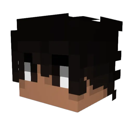 Flazzy71 Minecraft avatar head, 3D render