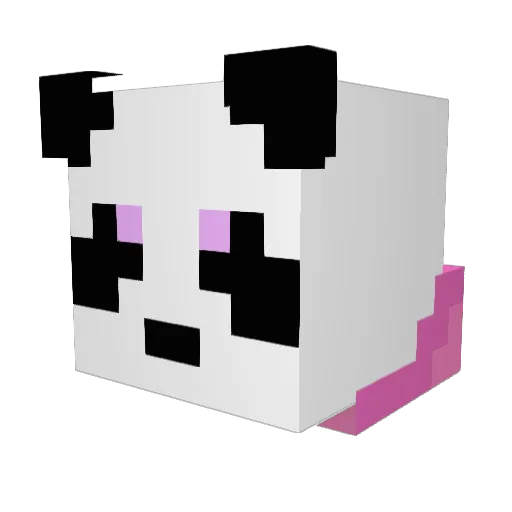 FleaMeKnee Minecraft avatar head, 3D render