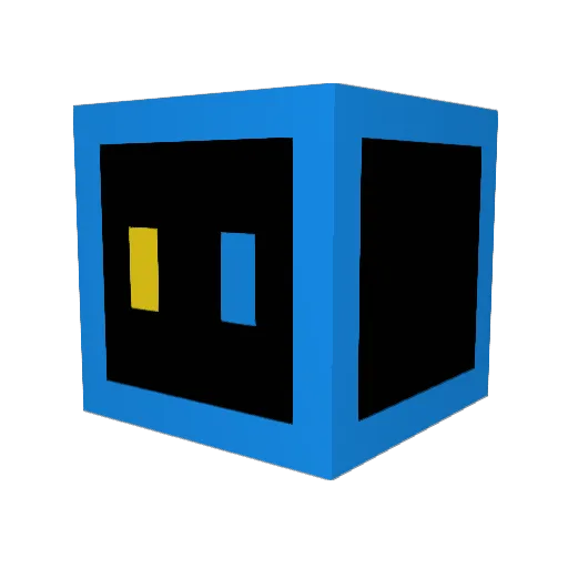 Flechazo_Yalo Minecraft avatar head, 3D render