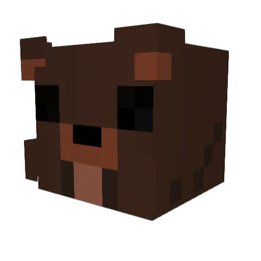 Fleddy__ Minecraft avatar head, 3D render