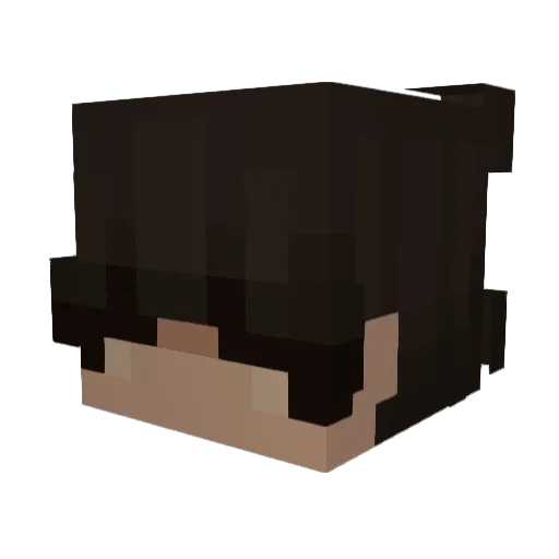FleeXiak Minecraft avatar head, 3D render