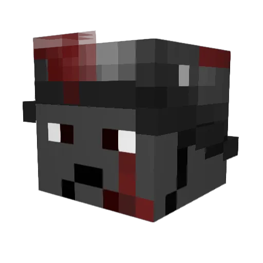 Fleeds Minecraft avatar head, 3D render
