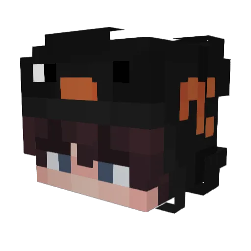 Fleek_Ares Minecraft avatar head, 3D render