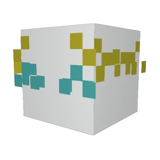 Minecraft-Avatar von Fleewee33: Kopf als 3D-Render