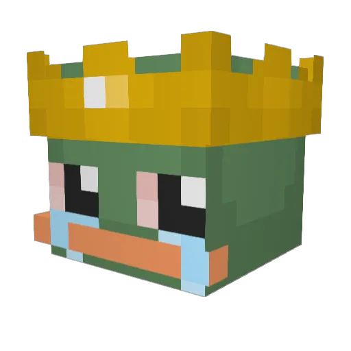 Flehy23456 Minecraft avatar head, 3D render