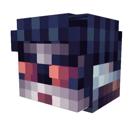 Flemethe Minecraft avatar head, 3D render