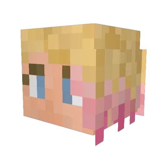 Flemyyy Minecraft avatar head, 3D render