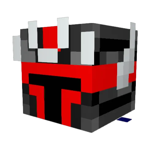 Flensis Minecraft avatar head, 3D render
