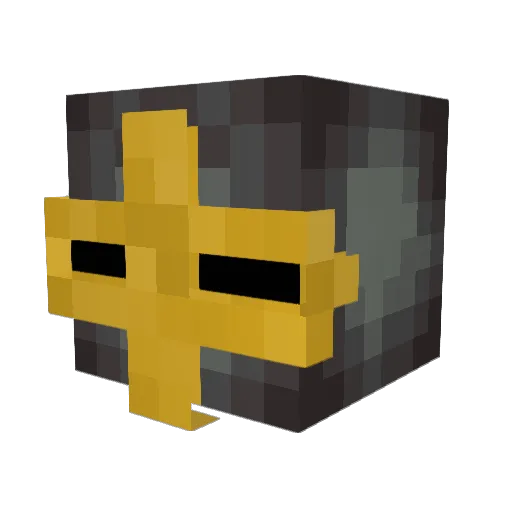 FlergleBlergle Minecraft avatar head, 3D render