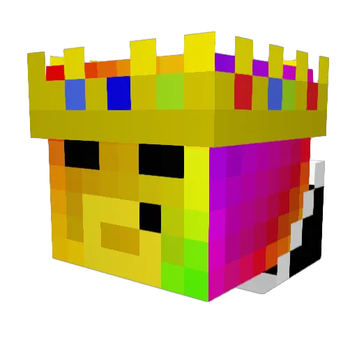 Fleshcrafter Minecraft avatar head, 3D render