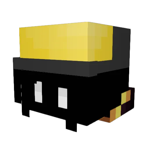 Fleuna Minecraft avatar head, 3D render