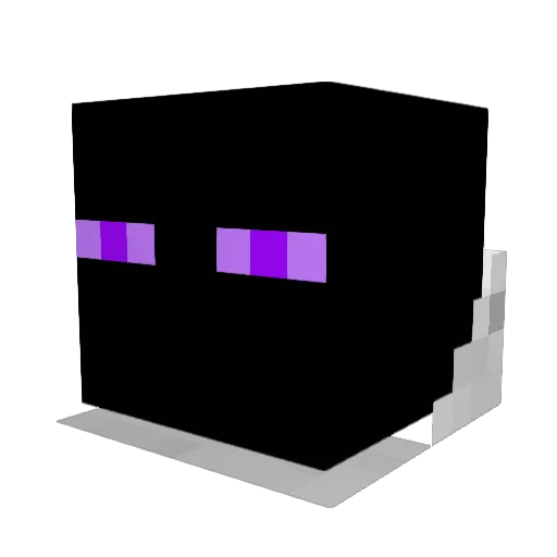 Fleur2 Minecraft avatar head, 3D render